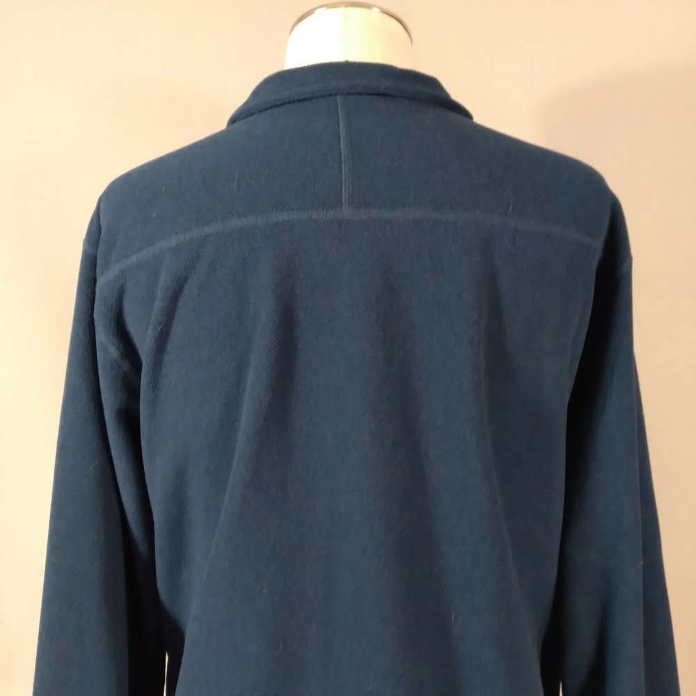 The North Face sweater pullover 1/4 zip men's XL extra‎ large Blue fleece - Picture 9 of 12